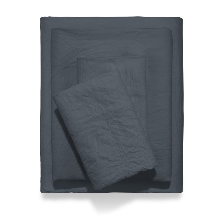 Microfiber Bed Sheet Set, Grey Stone, Full, 4 Pieces