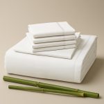 Sacred Thread Rayon Derived from Bamboo Sheets Queen Size, 18'' Deep Pocket Cooling Sheets for Hot Sleepers, 6 PC Cooling Sheets (Queen Size