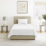 Set- 3 Piece Bed Linens-Fitted & Flat s, Plus A Pillowcase-Wrinkle, Stain & Fade Resistant (Twin, White)